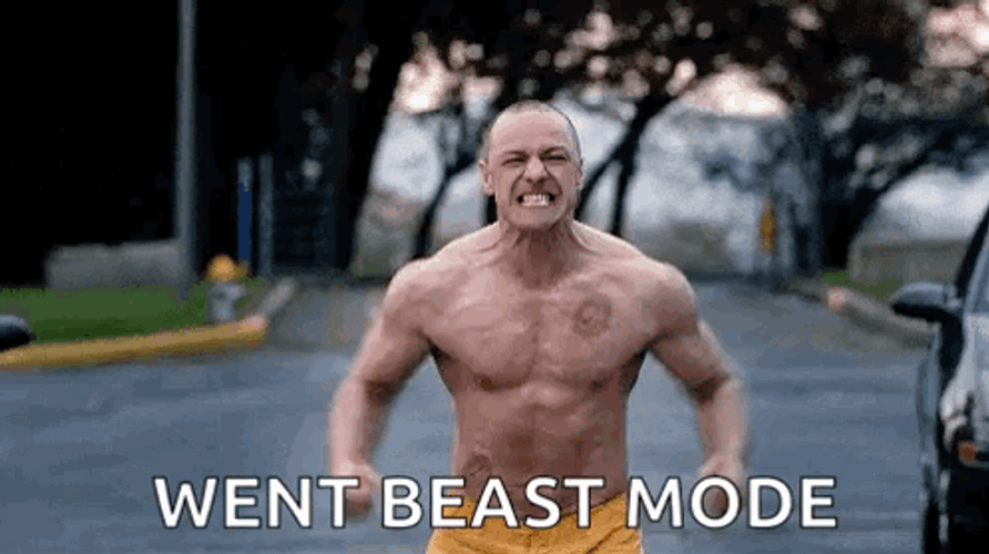 James McAvoy Went Beast Mode GIF