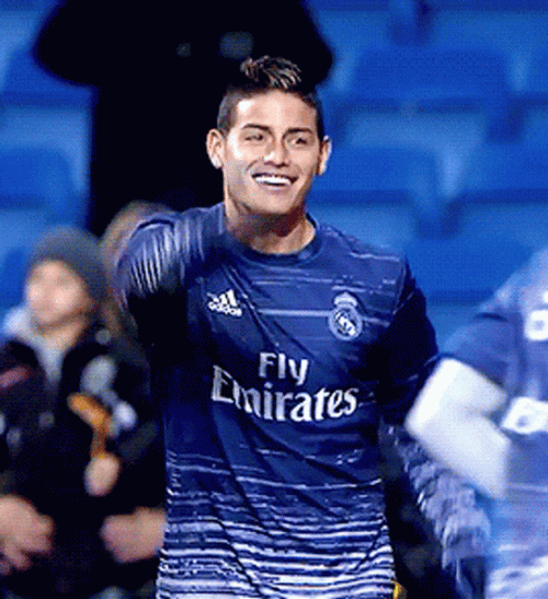 James Rodriguez Enjoy Running GIF