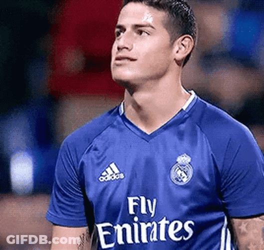 James Rodriguez Eyes Wink GIF