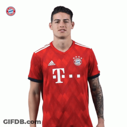 James Rodriguez Shoulder Dust Off GIF