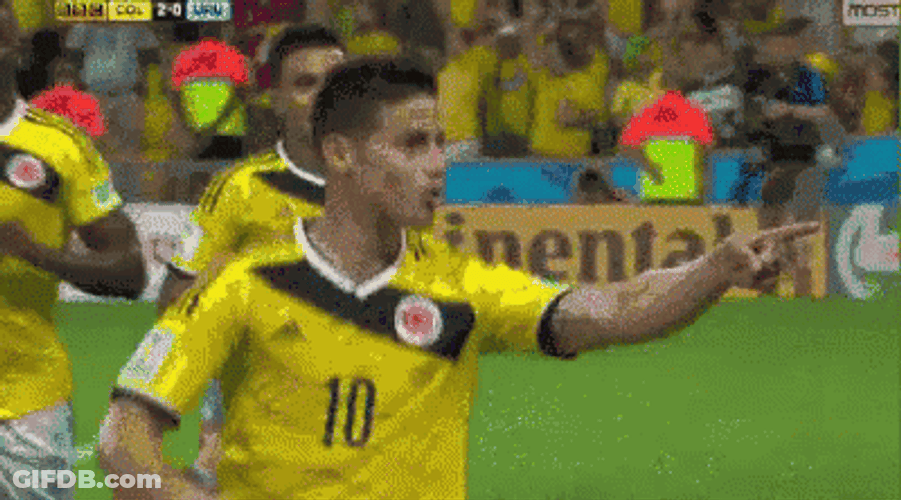 James Rodriguez Soccer GIF