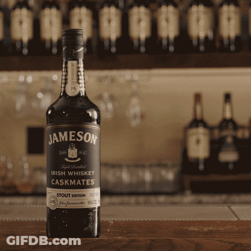 Jameson Caskmates Neat Whiskey GIF