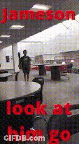Jameson Look At Him Go Poster Man Walking GIF