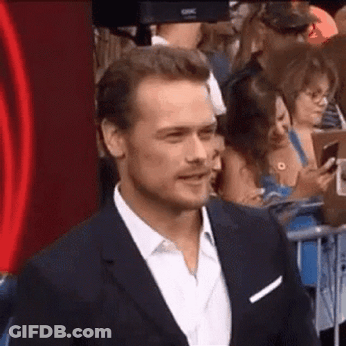 Jamie Fraser Charming Smile GIF