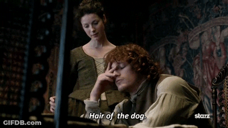 Jamie Fraser Stressed Problematic GIF