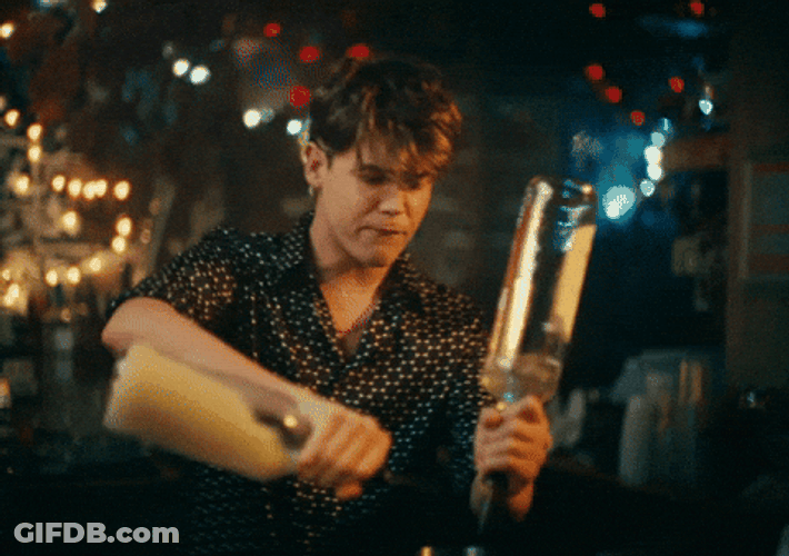 Jamie Miller As Bartender GIF