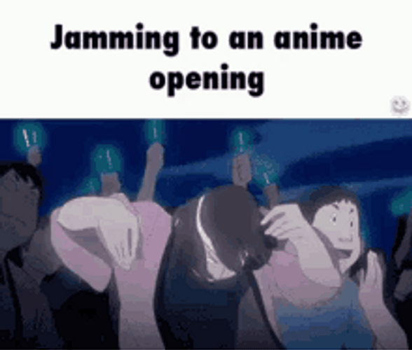 Jamming Anime Meme Opening GIF