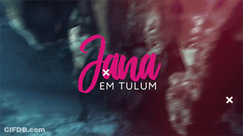 Jana Em Tulum Blurry Poster GIF