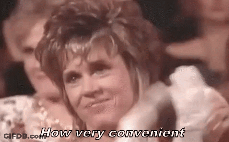 Jane Fondan How Convenient GIF
