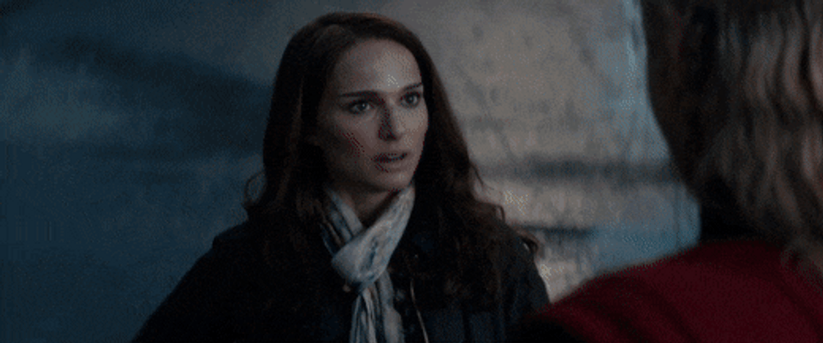 Jane Foster Slapping Thor GIF