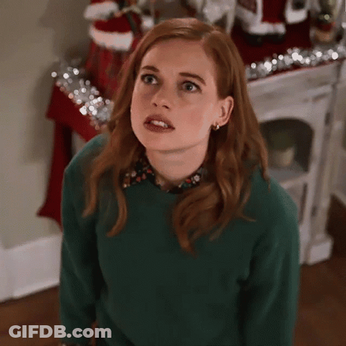 Jane Levy Grimace Smile GIF