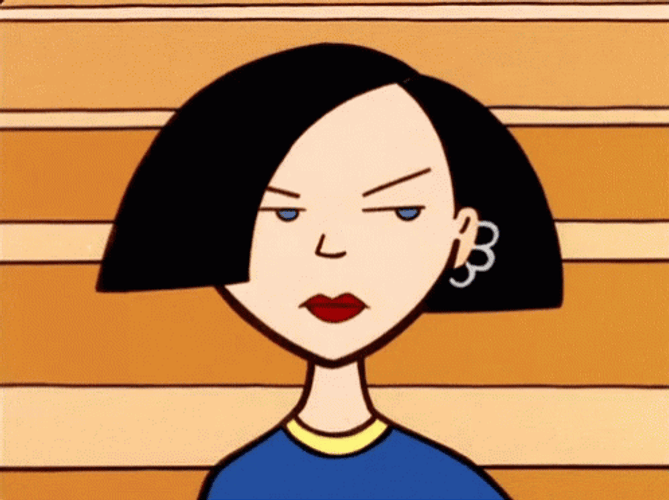 Jane On Daria Show Suspicious GIF
