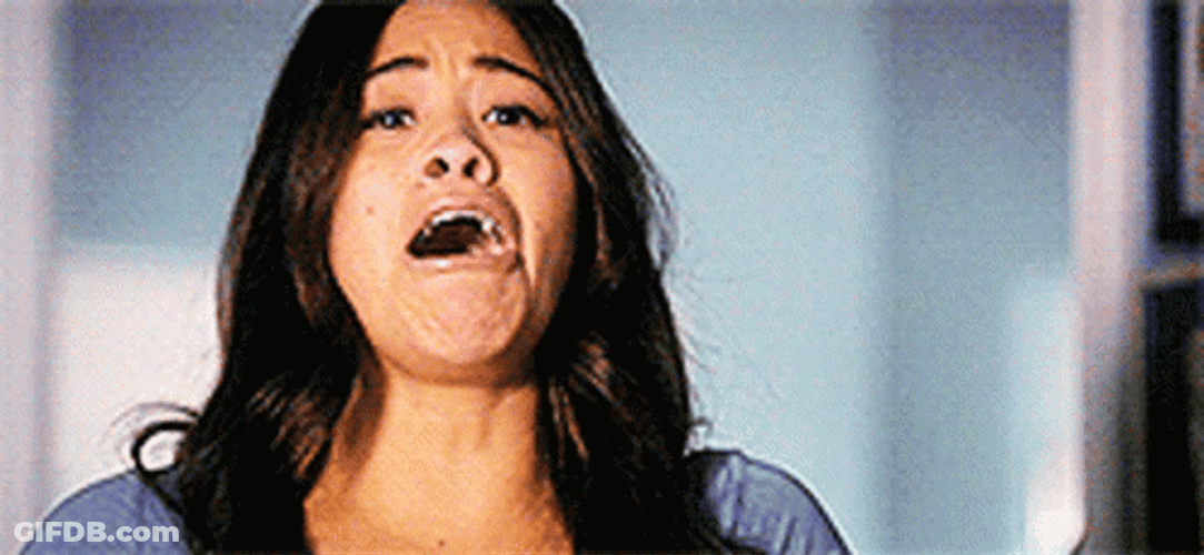 Jane The Virgin Heartbreak Screaming GIF
