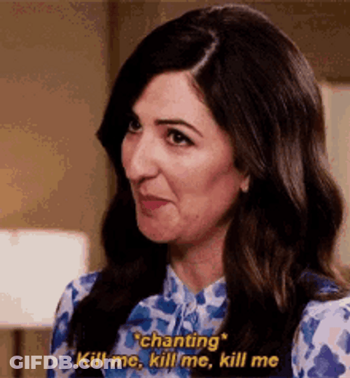 Janet Chanting Kill Me The Good Place GIF