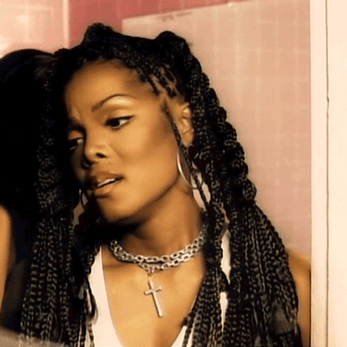 Janet Jackson Fanning Herself GIF