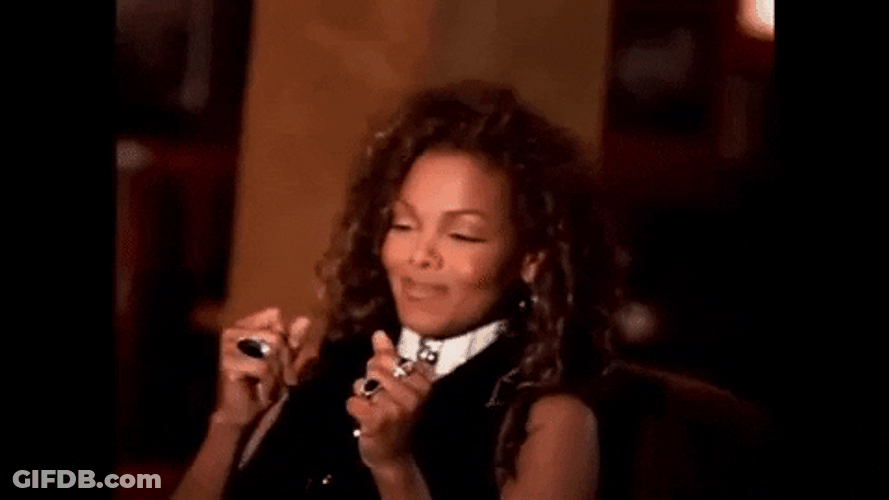 Janet Jackson Finger Snap GIF