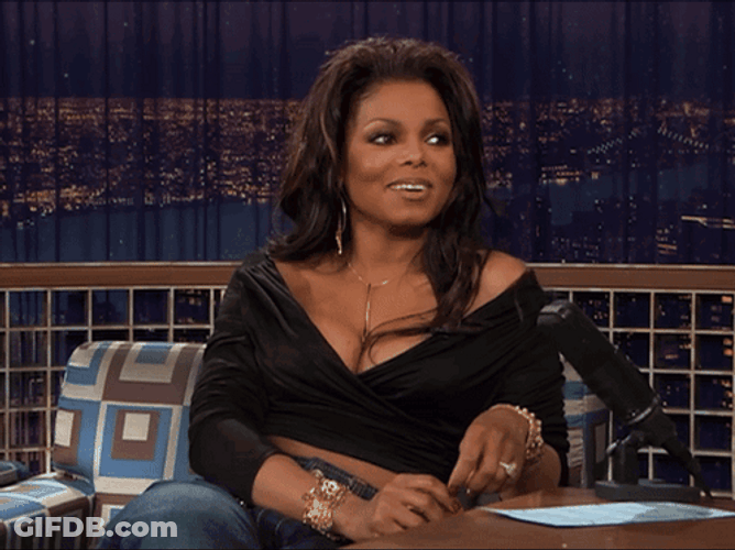 Janet Jackson Interview GIF