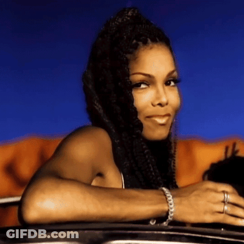 Janet Jackson Through The Sunroof GIF