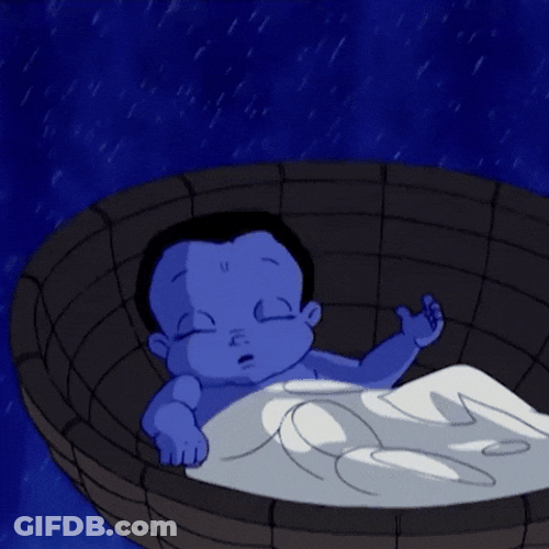 Janmashtami Baby Krishna Sound Asleep GIF