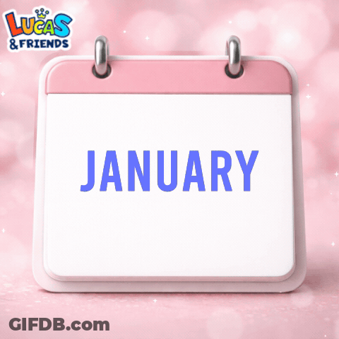 January Calendar GIF