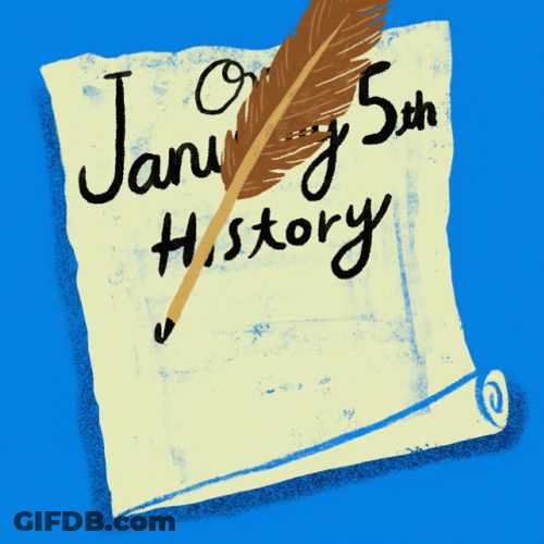 January Fifth History Will Be Made GIF