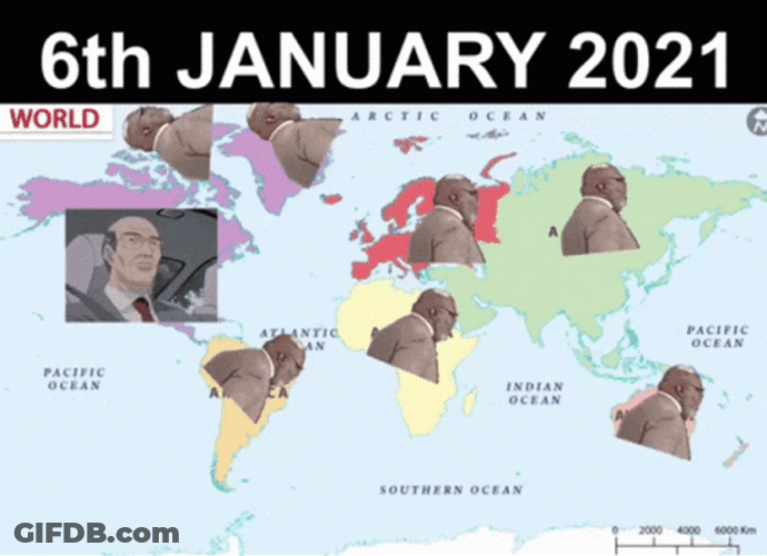 January Man All Over The World GIF