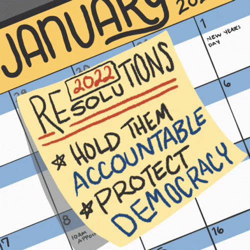 January Year 2022 Resolutions GIF