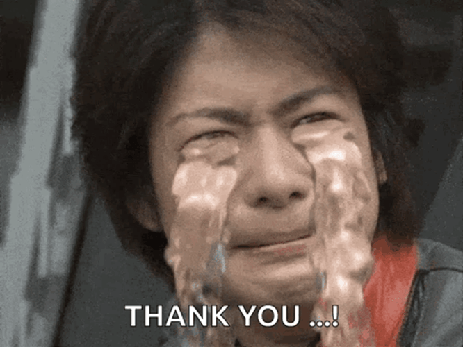 Japanese Man Thank You Crying Meme GIF