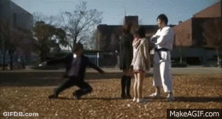 Japanese Martial Arts Different Scenes GIF