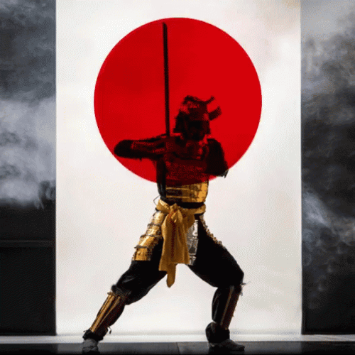 Japanese Samurai Soldier GIF