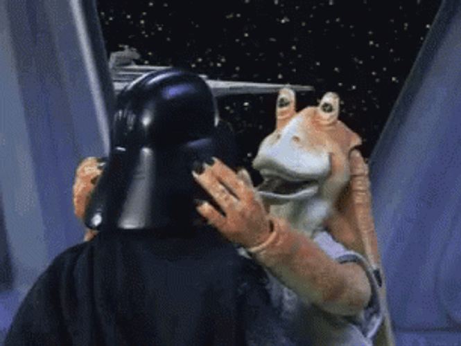 Jar Jar Binks Get The Helmet GIF