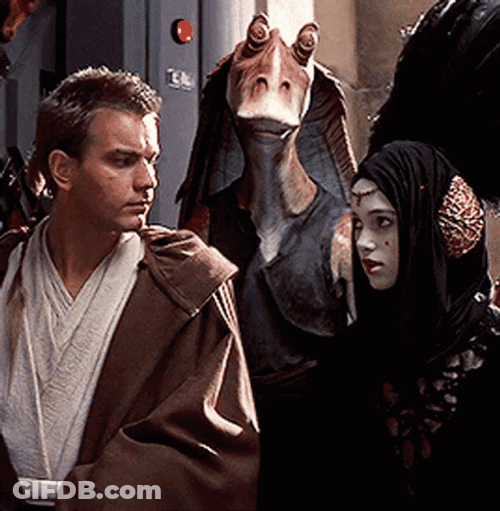 Jar Jar Binks Star Wars Episode GIF