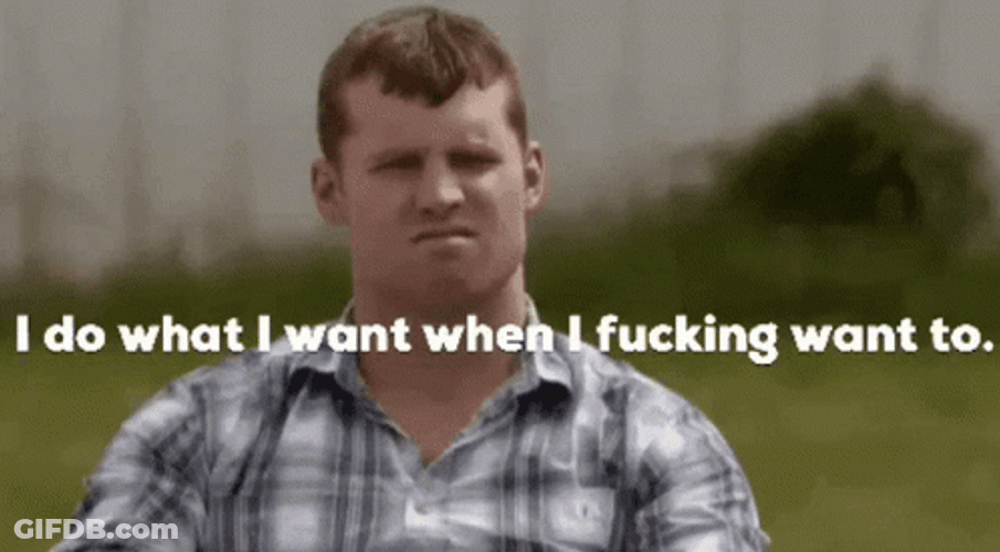 Jared Keeso I Do What I Want GIF
