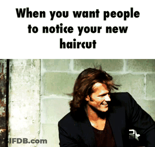 Jared Padalecki Windy Long Haircut GIF