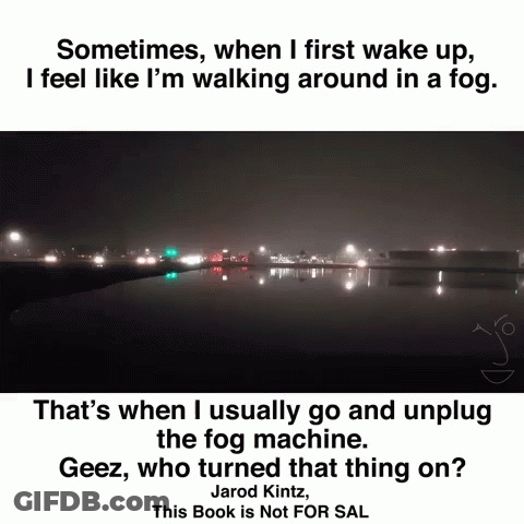 Jarod Kintz Quote Sometimes When I First Wake Up GIF
