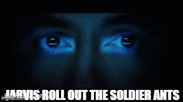 Jarvis Roll Out The Soldier Ants GIF