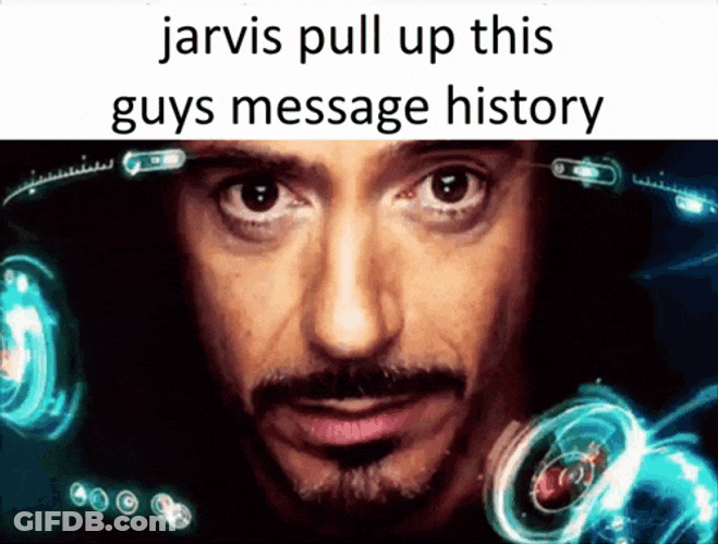 Jarvis Tony Stark GIF