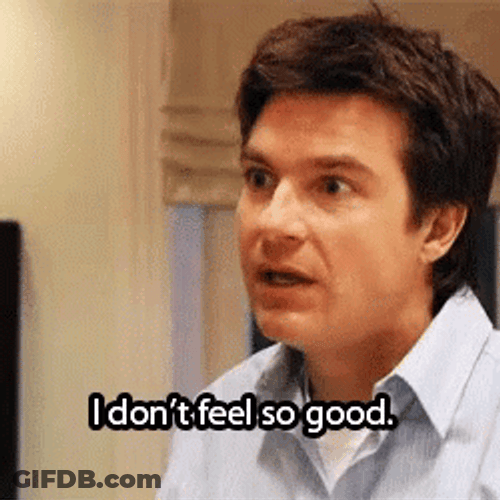 Jason Bateman I Don't Feel So Good GIF