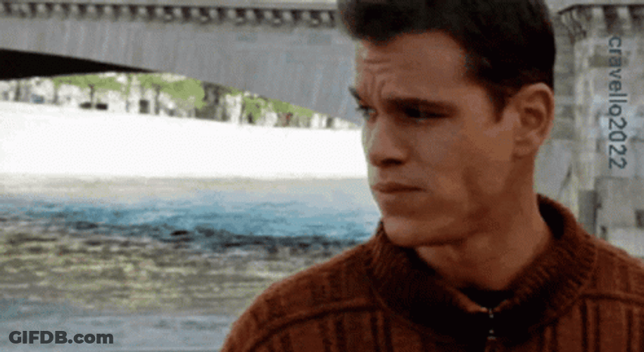 Jason Bourne Chewing Food Not Bad GIF