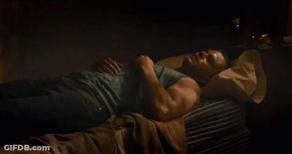 Jason Bourne Lying In Bed GIF