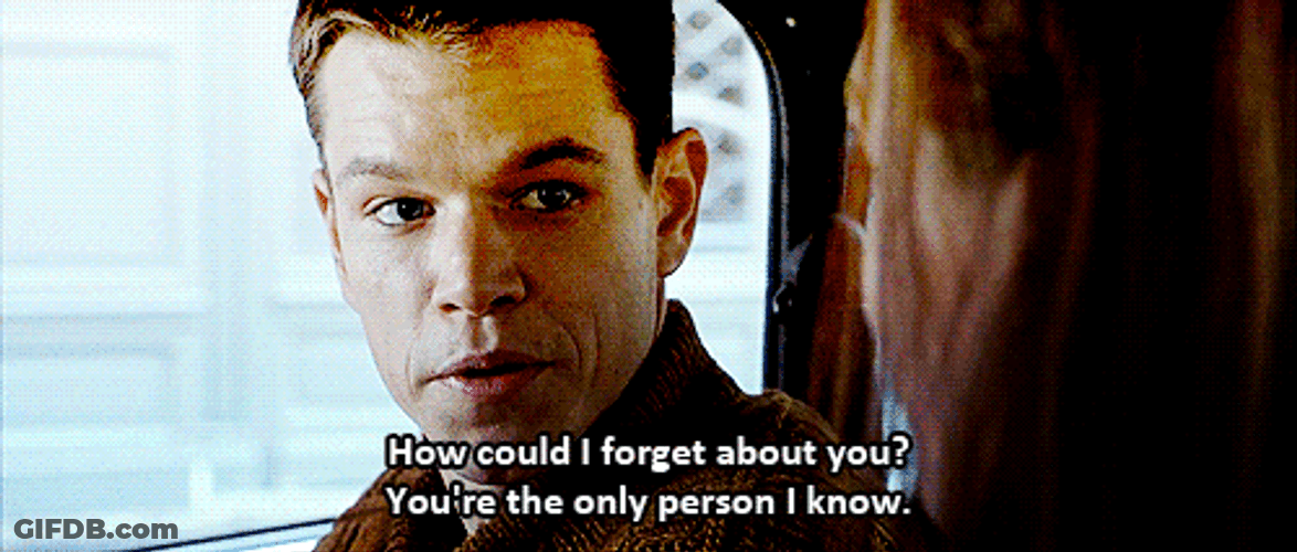 Jason Bourne Talking To Marie Kreutz GIF