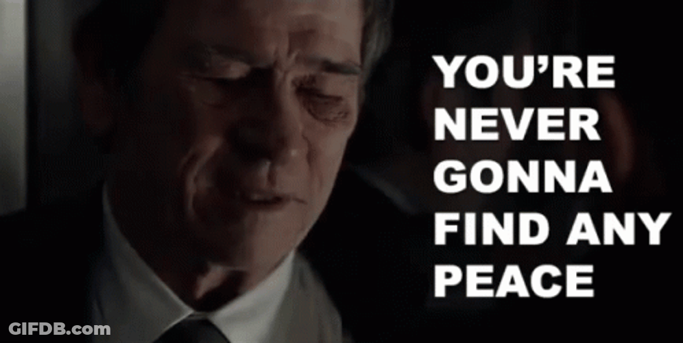 Jason Bourne Ward Abbott Never Find Peace GIF