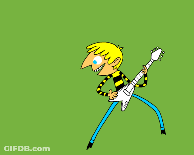 Jason Clarke Guitar Rock On GIF