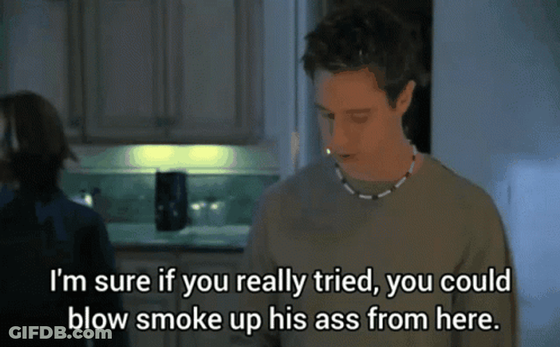 Jason Dohring Brown Noser GIF