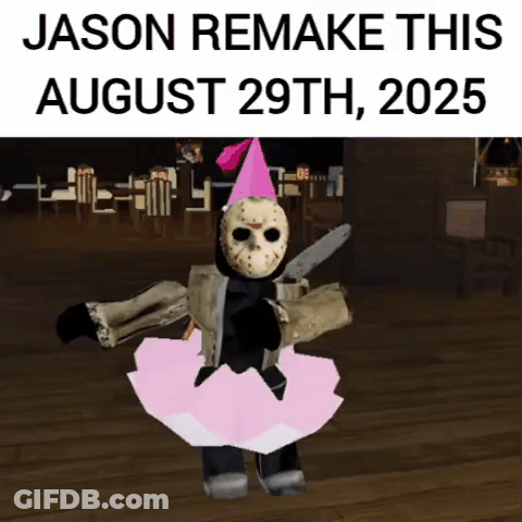 Jason From Friday The 13Th In Tutu GIF