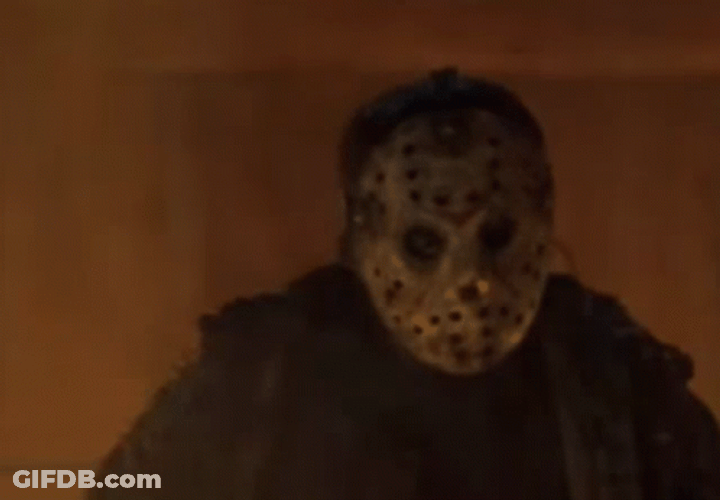 Jason In A Fire GIF