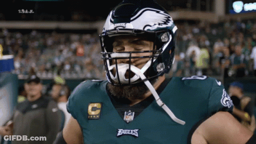 Jason Kelce Winking GIF