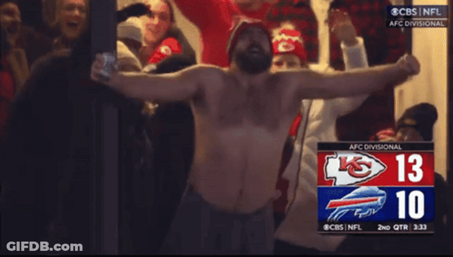 Jason Kelce Without Tshirt GIF