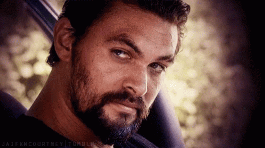 Jason Momoa Aquaman Flirt Glance GIF