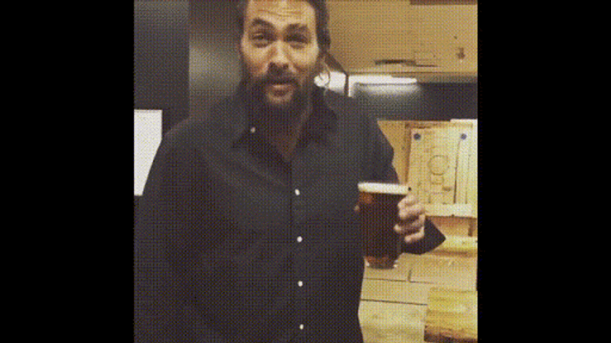 Jason Momoa Axe Throw GIF